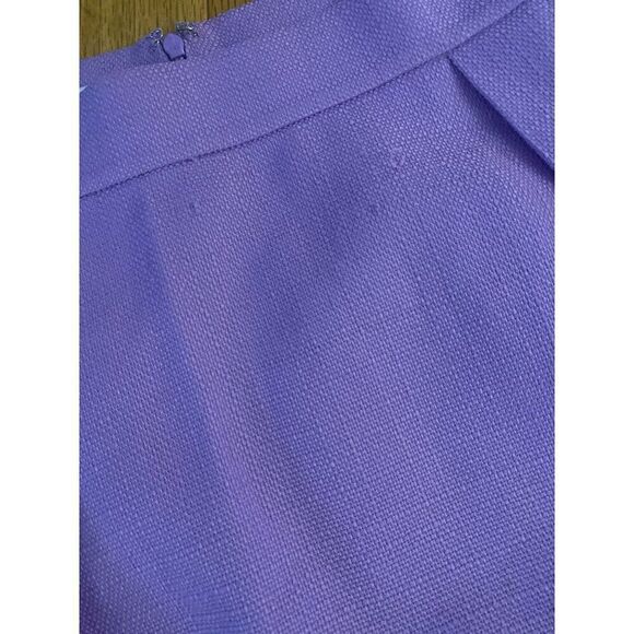Bar III women vintage style Purple A-Line Skirt With Pleats & Back Zip Closure 6 - Picture 3 of 8
